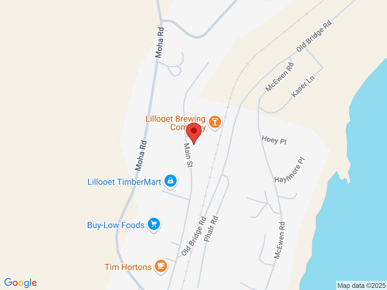 Street map for Little Green Nuggets Ltd., 108 Main St, Lillooet BC