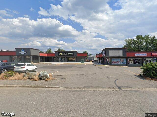 Street view for Prince George Cannabis Tabor Plaza, 100 Tabor Blvd S, Prince George BC