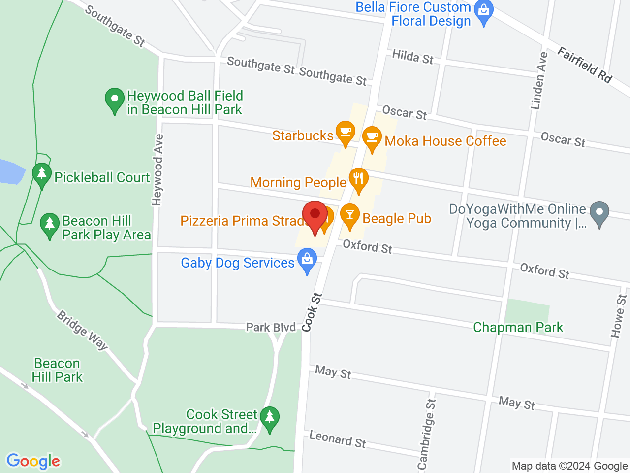 Street map for Trees Cannabis, 230 Cook St #103, Victoria BC