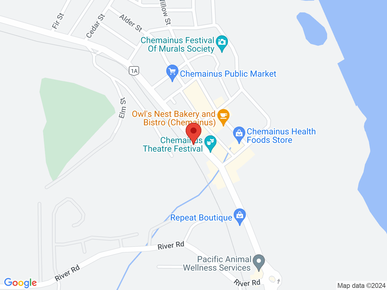Street map for Violet Wild Cannabis Co., 9750 Chemainus Rd #1, Chemainus BC