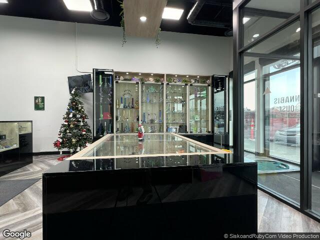 Street view for Cannabis Discounter, 16436 Ellerslie Rd SW, Edmonton AB