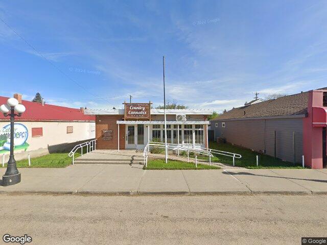 Street view for Country Cannabis Store, 4910 50 Ave, Calmar AB