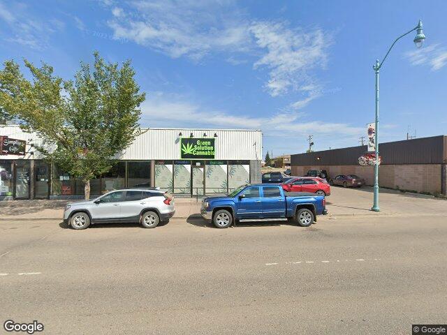 Street view for Green Solution Cannabis, 5026 50 Ave, St Paul AB