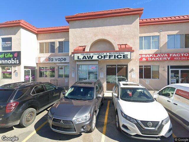 Street view for Leaf Life Cannabis Monterey Park, 101-2230 68 Street NE, Calgary AB