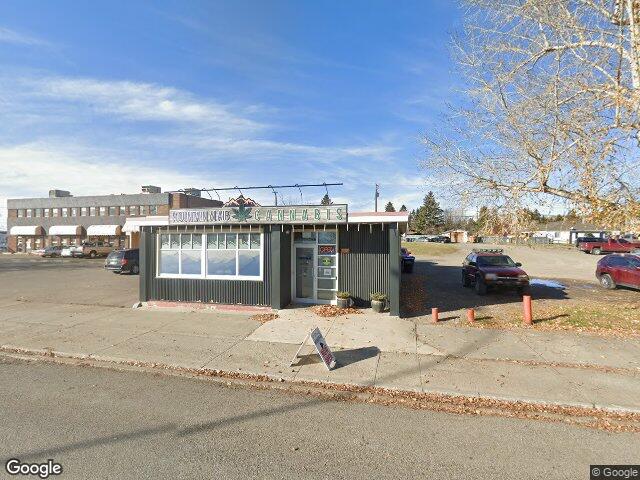 Street view for Mountain Air Cannabis, 132 Main Street NW, Turner Valley AB