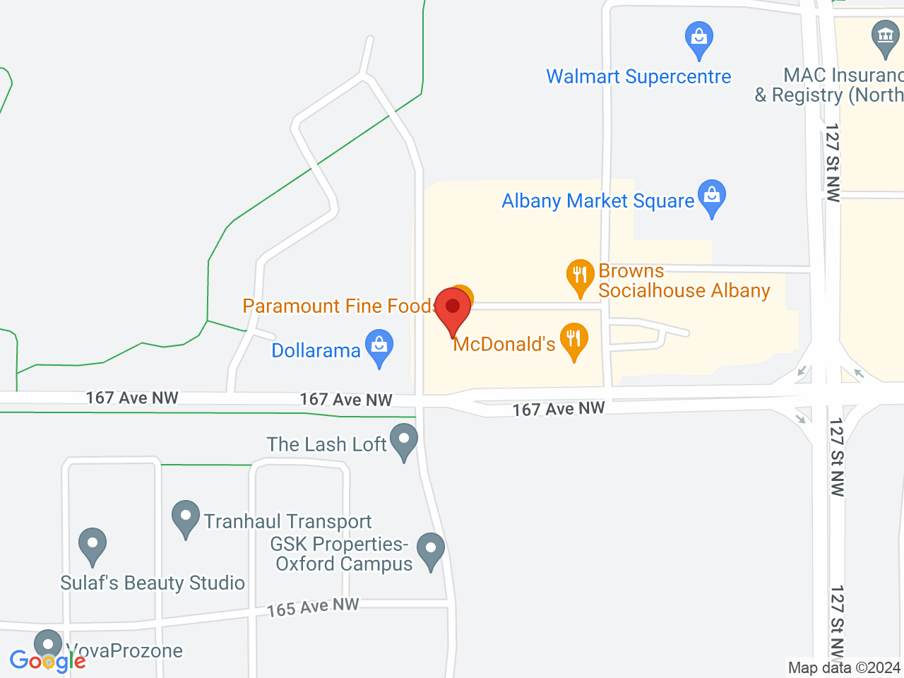 Street map for Plantlife Albany, 12920 167 Avenue NW, Edmonton AB