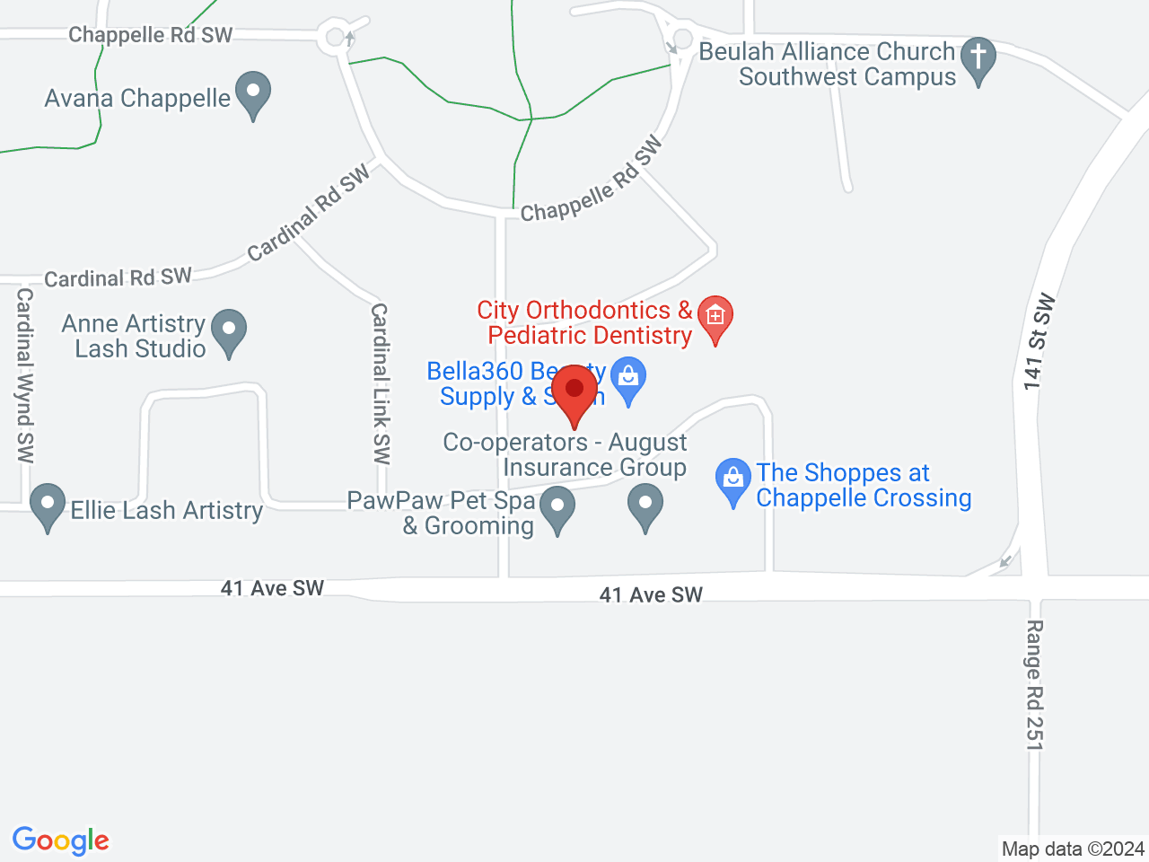 Street map for Smokey's, 6482 Cartmell Place SW, Edmonton AB