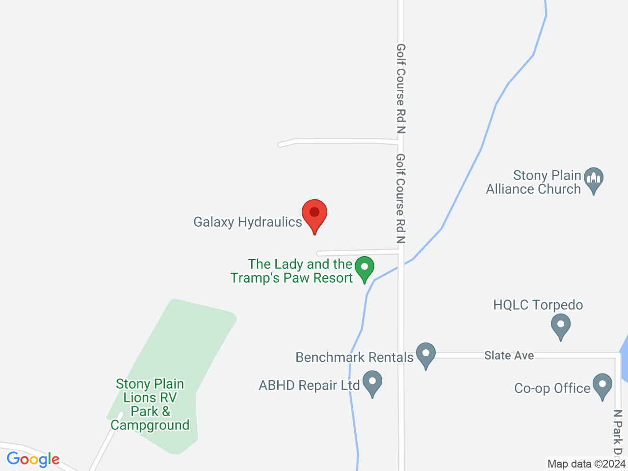 Street map for Wild Rose Cannabis, 3200 Golf Course Rd N, Stony Plain AB