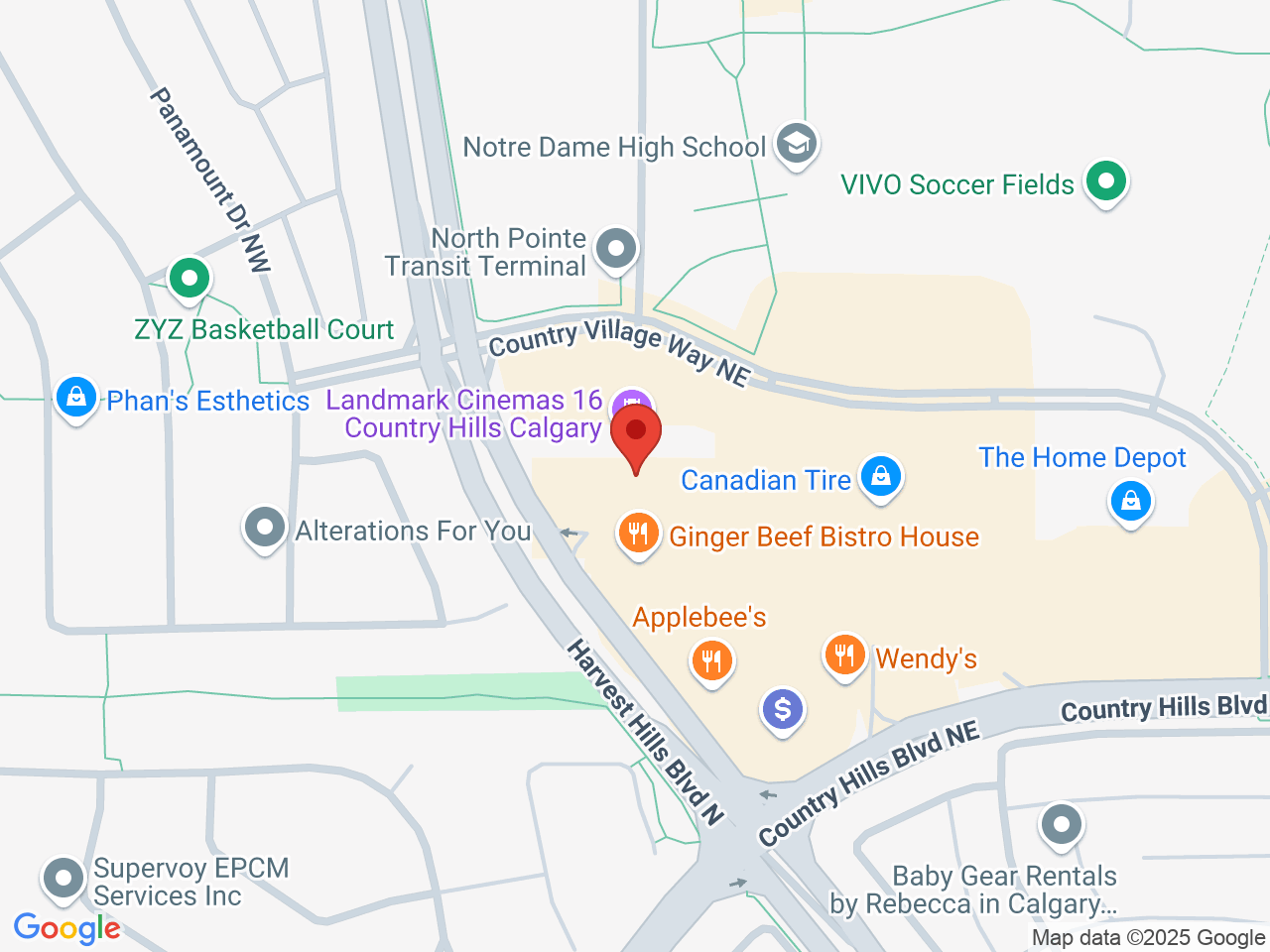 Street map for Value Buds Country Hills, 252-388 Country Hills Blvd NE, Calgary AB