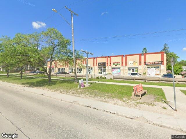 Street view for Flamingo + Cannabis, 2450 Main St, Winnipeg MB