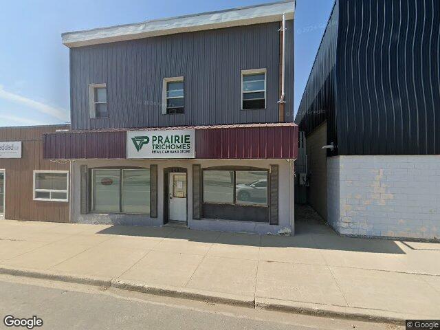 Street view for Prairie Trichomes, 543 Broadway Ave, Killarney MB