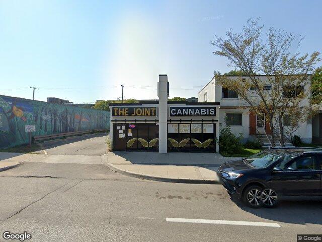 Street view for The Joint Cannabis, 218 Regent Ave W, Winnipeg MB