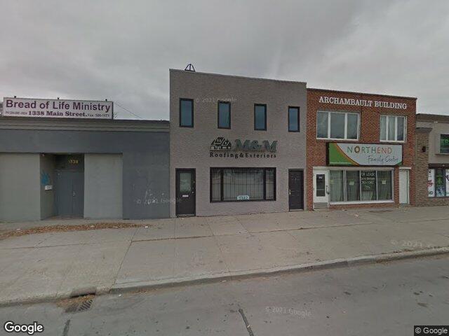 Street view for Smoky Trails Inc., 1342 Main St, Winnipeg MB