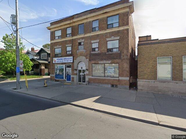 Street view for Cannabis Hut, 699 Coxwell Ave, Toronto ON
