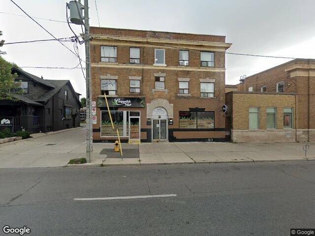 Street view for Cannabis Hut, 699 Coxwell Ave, Toronto ON