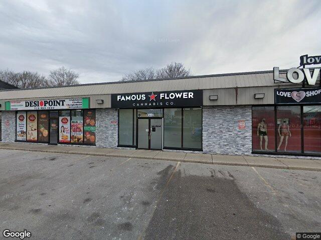Street view for Famous Flower Cannabis Co., 458 Southdale Rd E, London ON