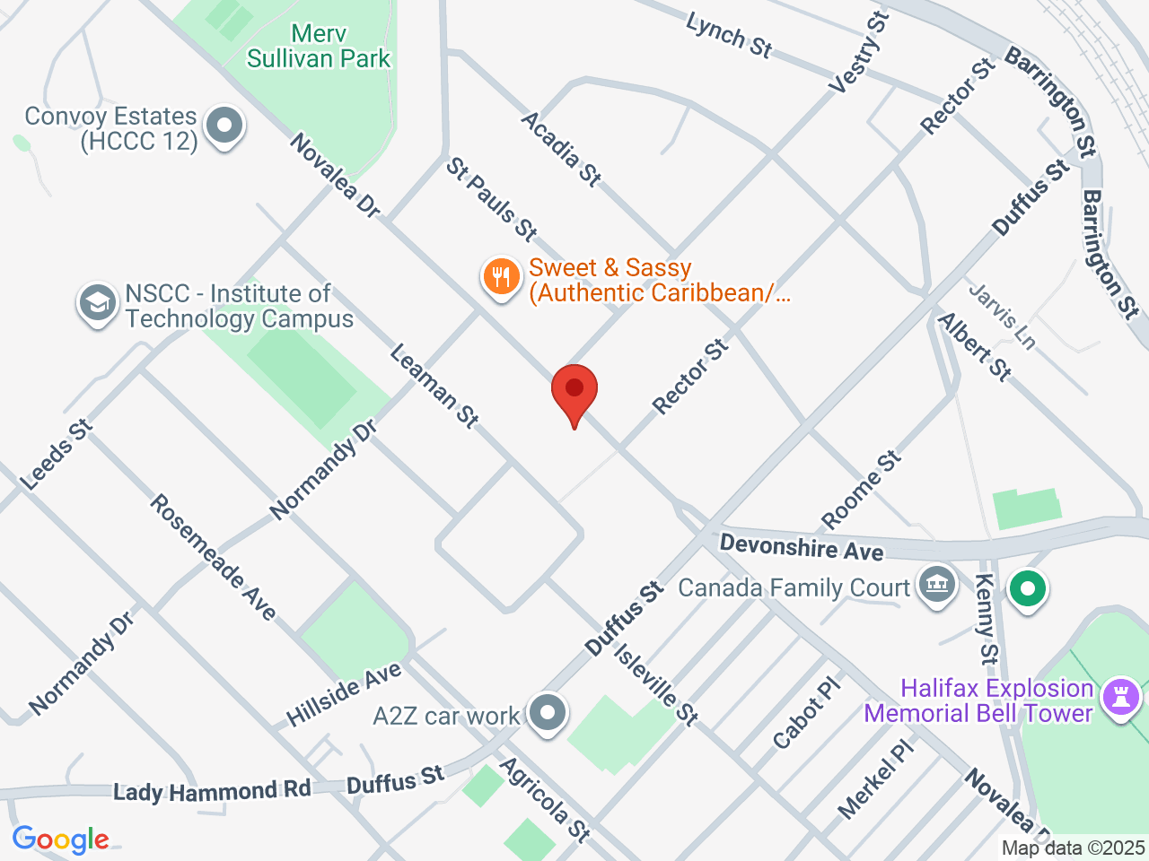 Street map for NSLC Cannabis Novalea, 3576 Novalea Dr, Halifax NS