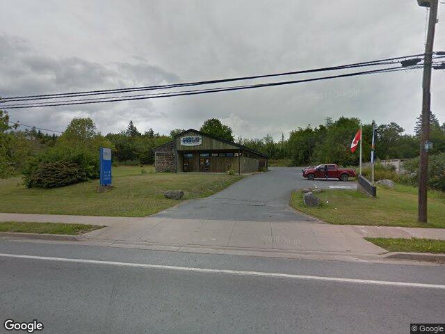 Street view for NSLC Cannabis Sheet Harbour, 22597 Highway #7, Sheet Harbour NS