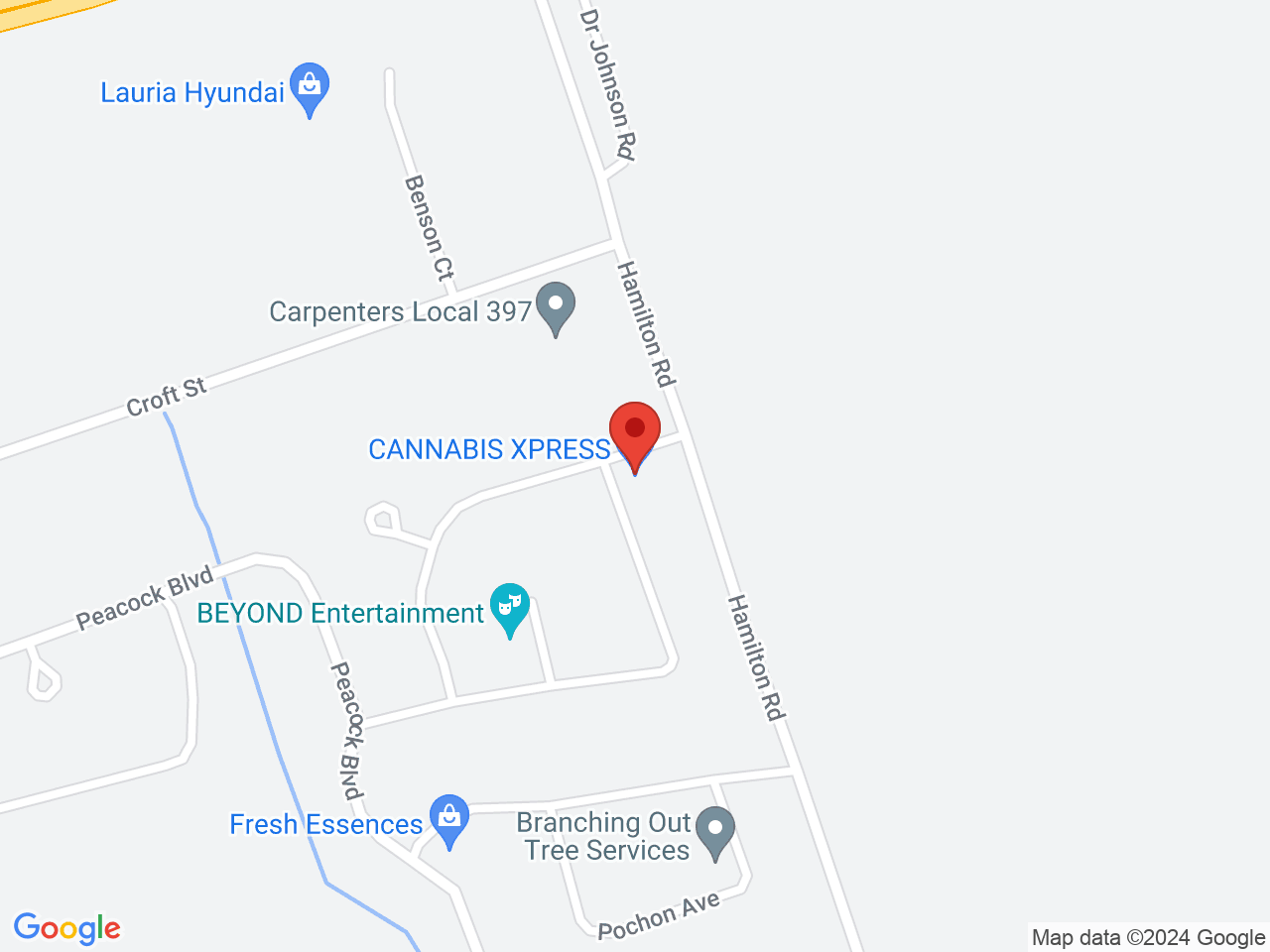 Street map for Cannabis Xpress, 5 Quinlan Dr, Port Hope ON