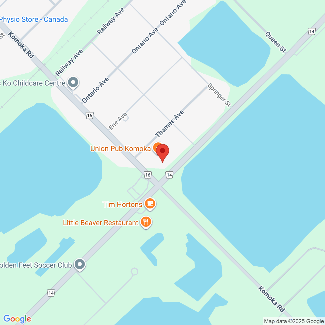 Street map for SESH by Sessions Cannabis, 9952 Glendon Dr, Komoka ON