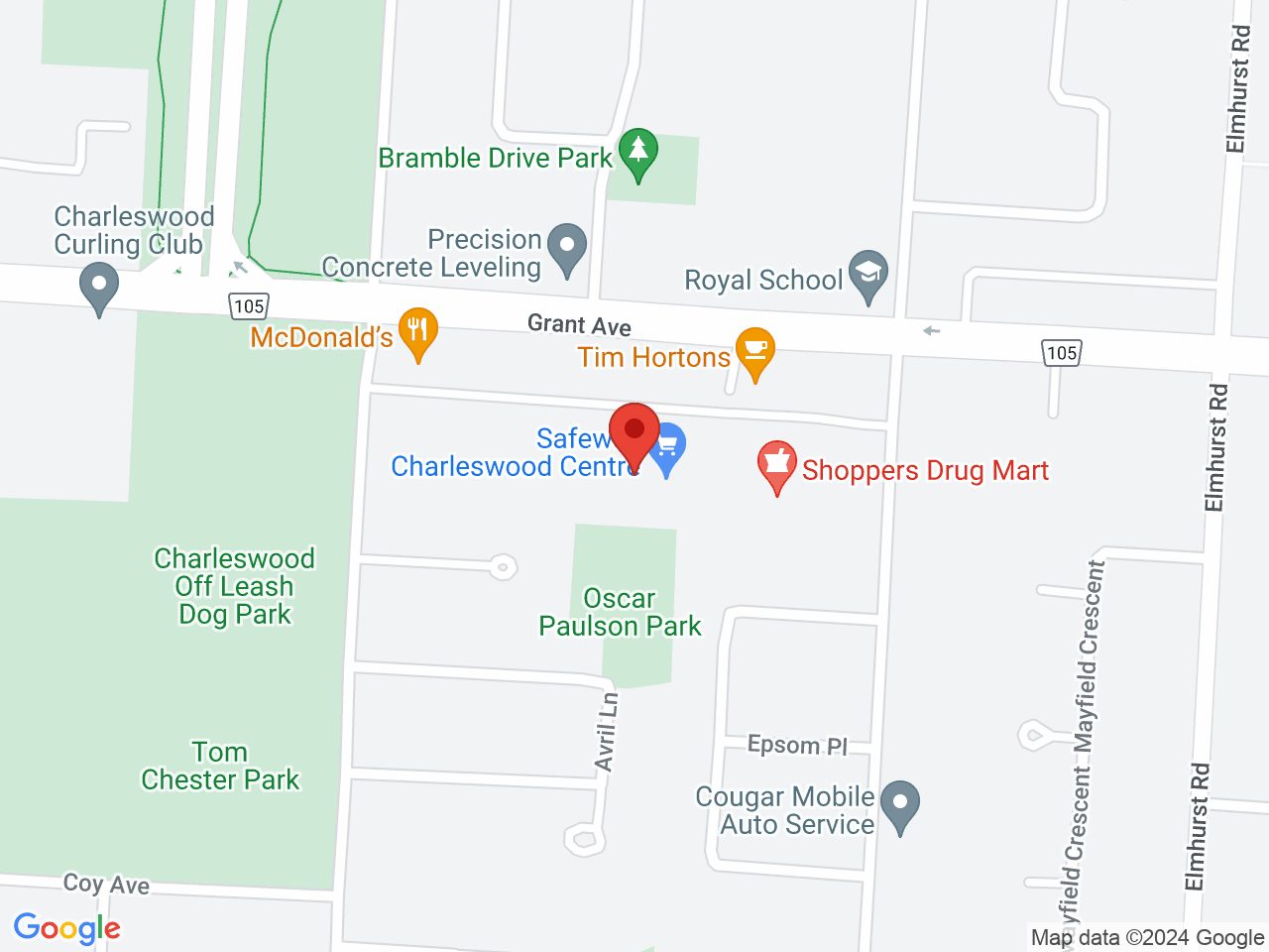 Street map for The Joint Cannabis, 3900 Grant Ave Unit 8, Winnipeg MB
