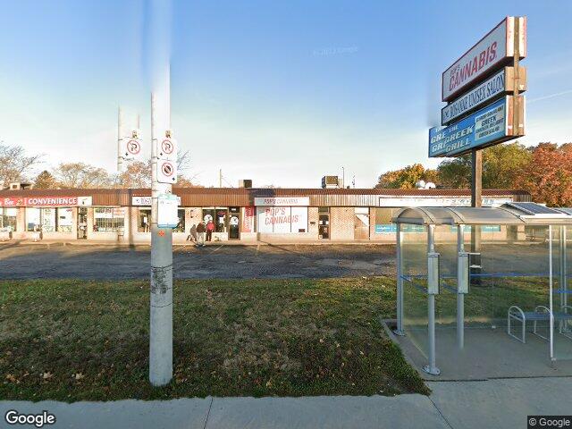 Street view for Pop's Cannabis Co., 1940 Tecumseh Rd W, Windsor ON