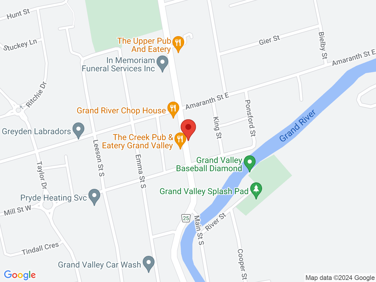 Street map for Cannabis Stop Inc, 25 Main St S, Grand Valley ON