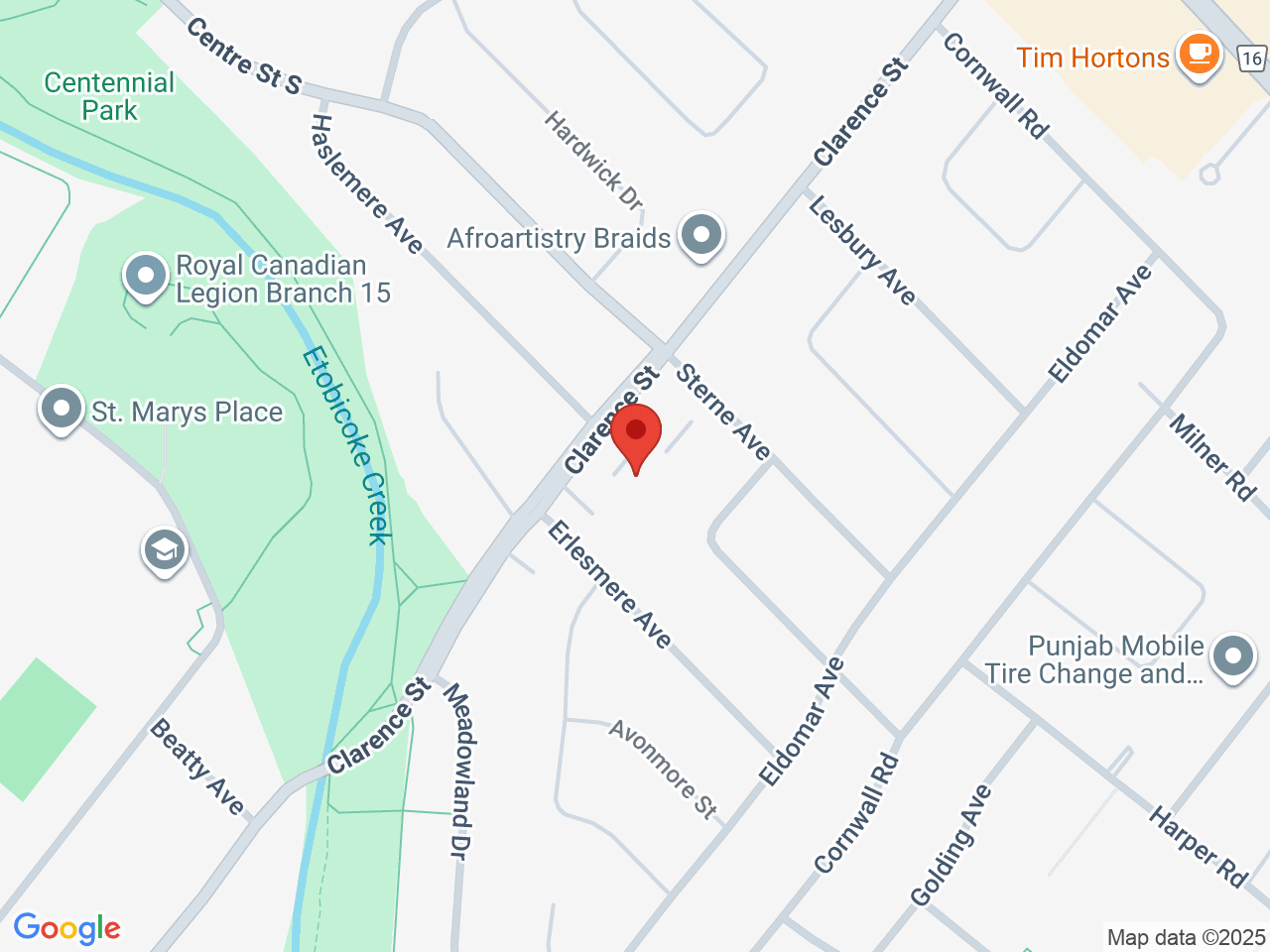 Street map for Crown Leaf, 