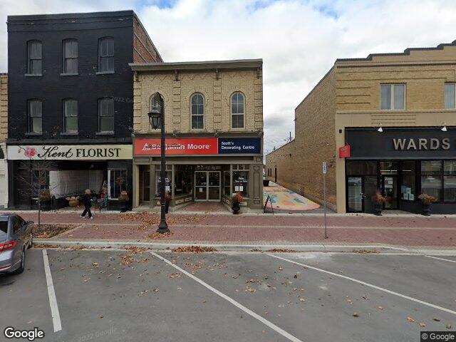 Street view for Docks Cannabis, 86 Kent St W, Lindsay ON