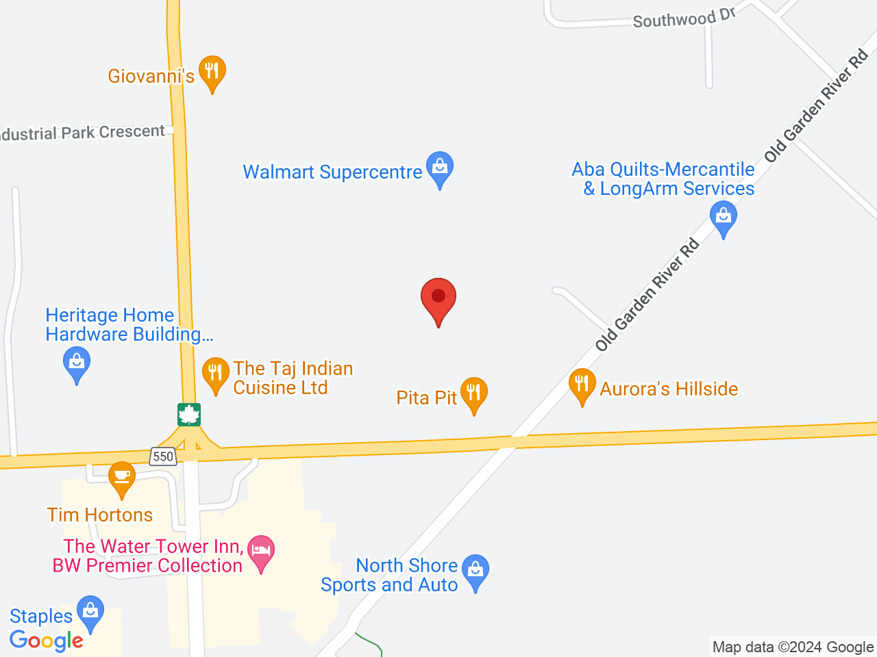 Street map for Due North Cannabis, 710 Second Line E, Sault Ste Marie ON