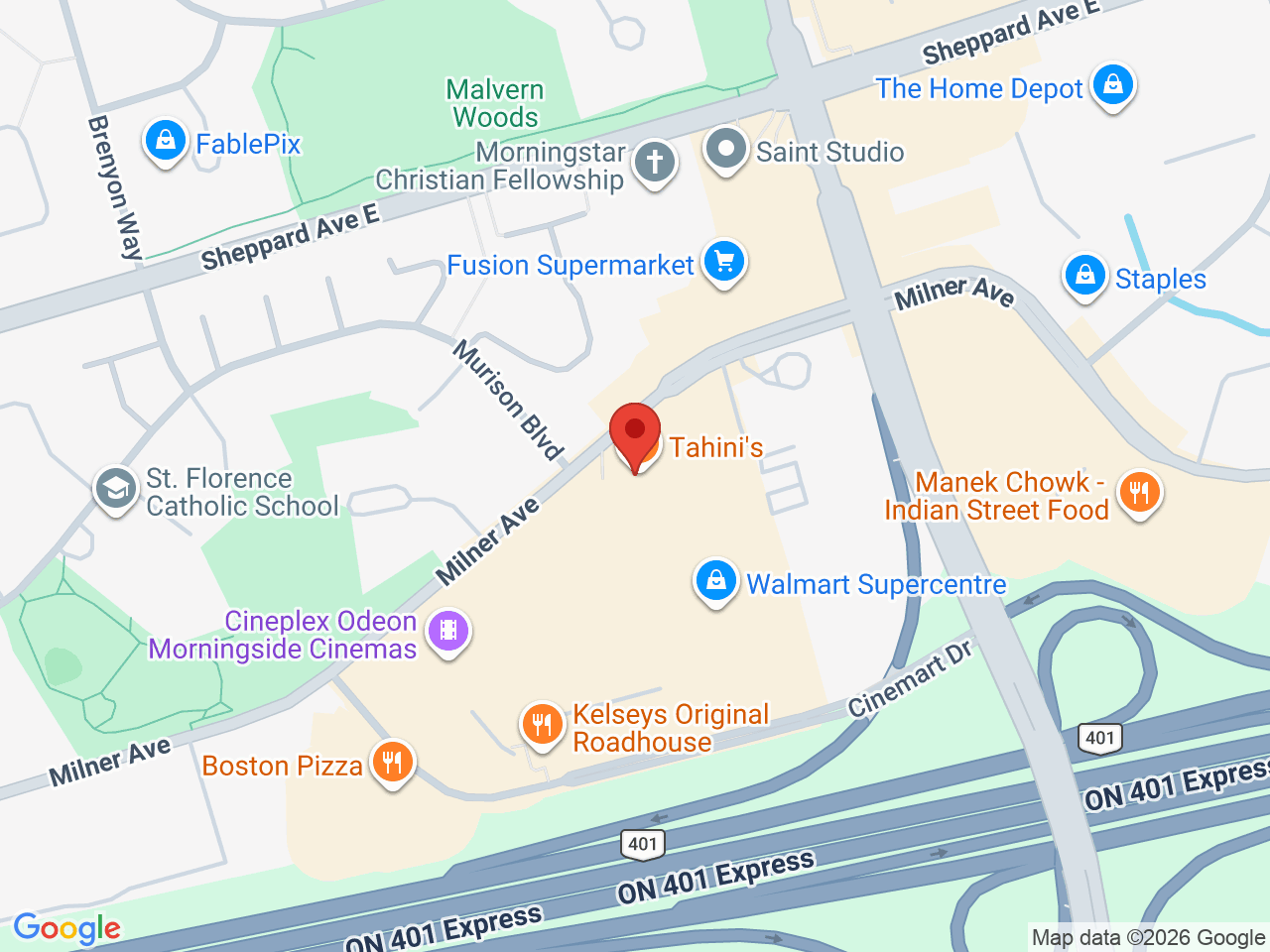 Street map for Friendly Stranger, 797 Milner Ave, Scarborough ON