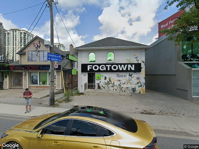 Street view for Fogtown Flower Shop, 4687 Yonge St, North York ON