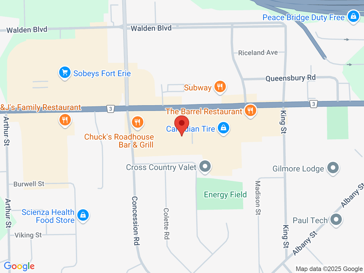 Street map for Garden City Cannabis Co, 310 Garrison Rd, Fort Erie ON