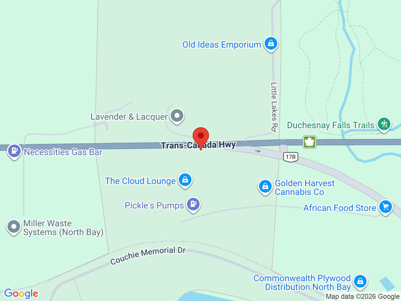 Street map for Golden Harvest, 71 ON-17, North Bay ON