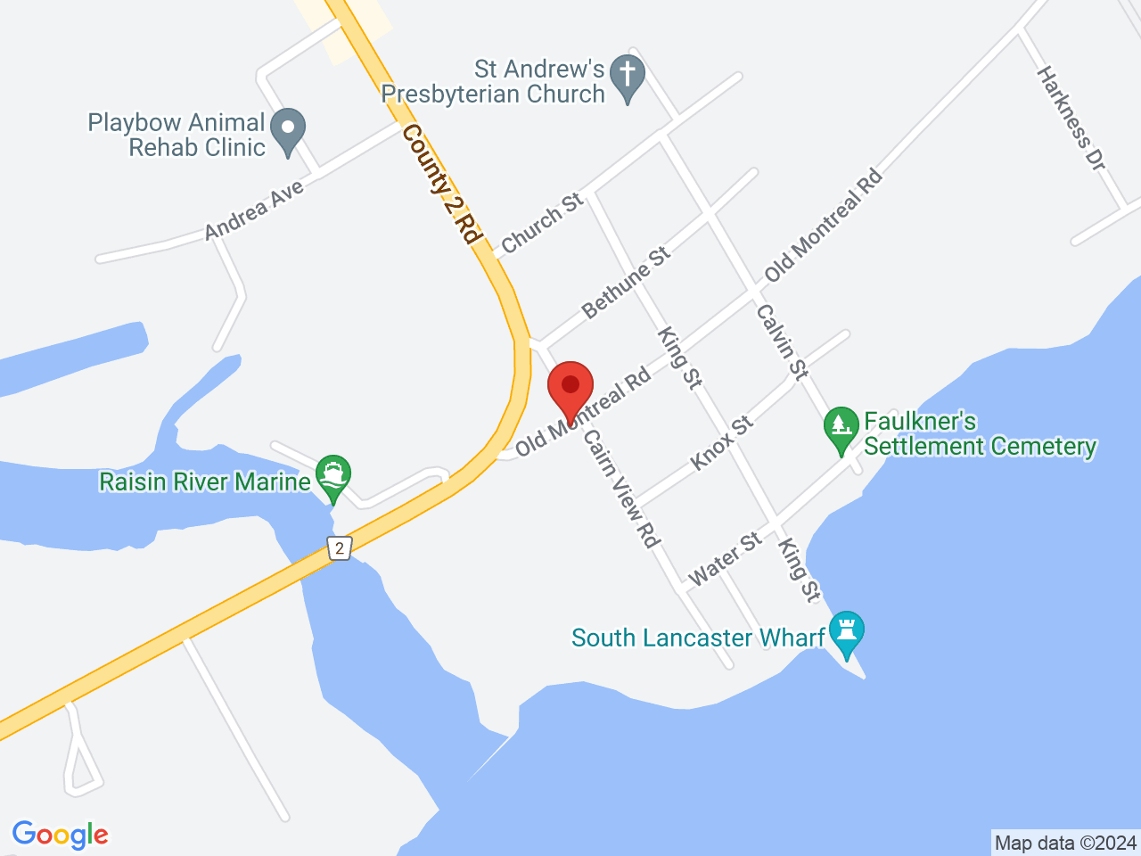 Street map for Groove Cannabis Co., 6327 3, South Lancaster ON