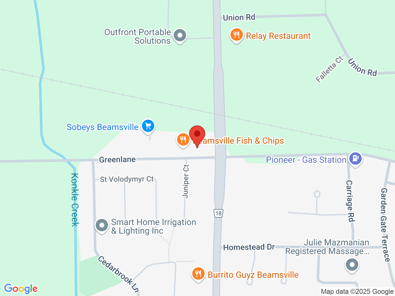 Street map for SuperBud, 5001 Greenlane Rd, Beamsville ON