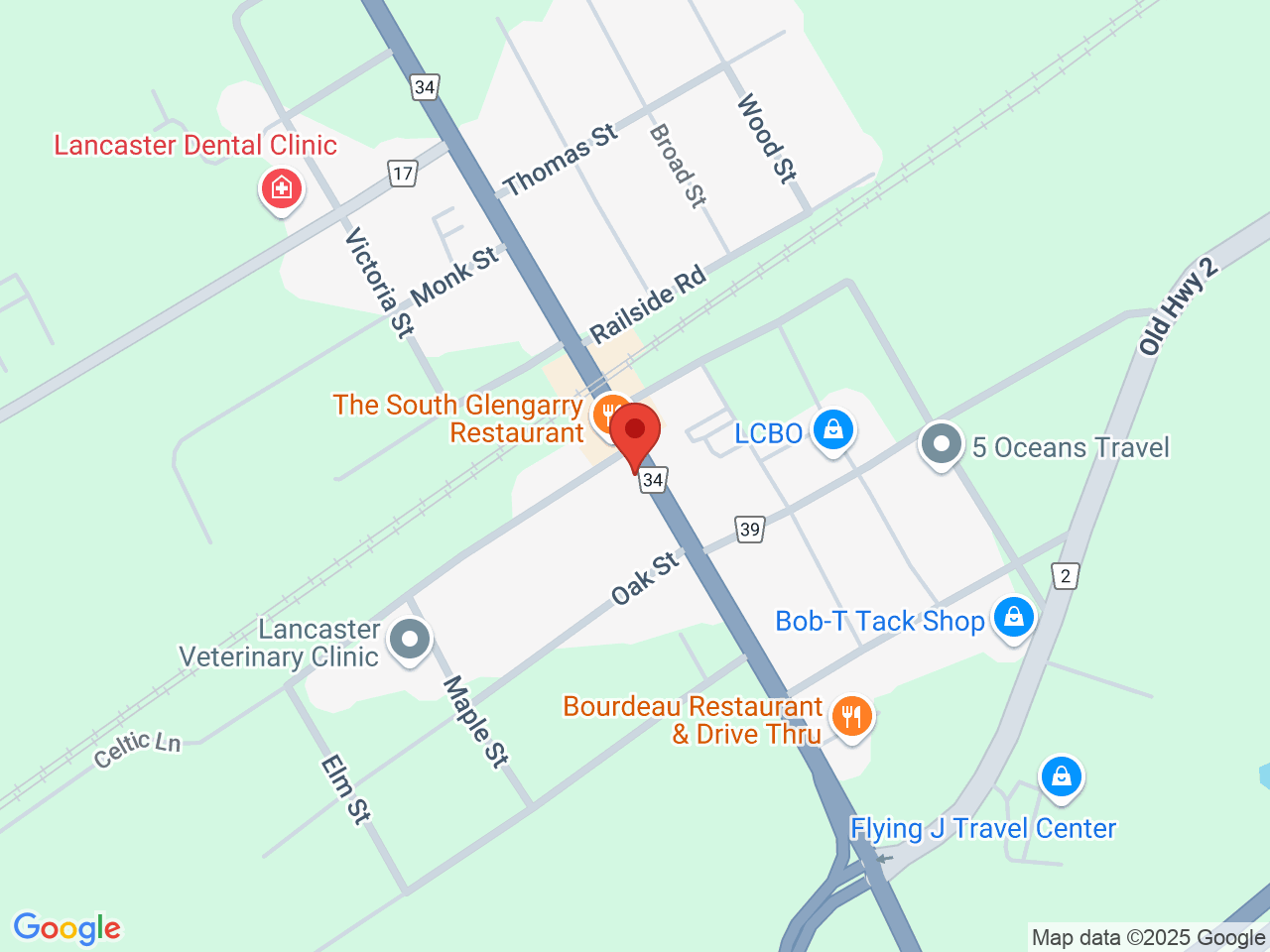 Street map for ShinyBud Cannabis Co., 184 Military Rd, Lancaster ON