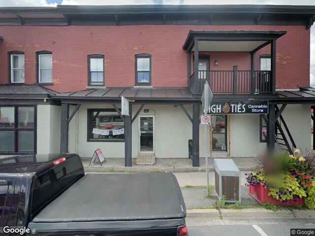 Street view for High Ties Cannabis Store, 184 Military Rd, Lancaster ON