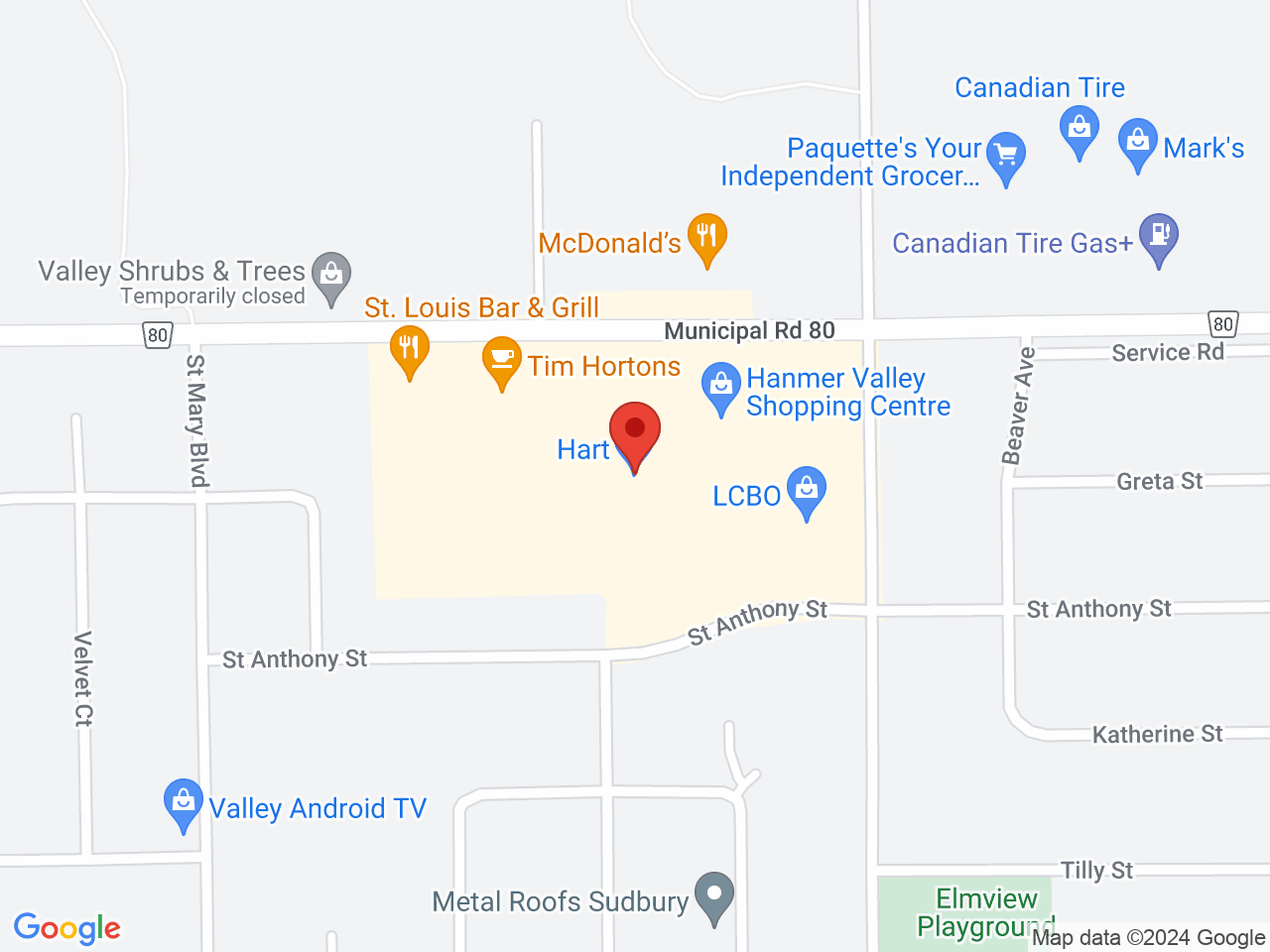Street map for Highlife Cannabis, 5085 Old Hwy 69, Hanmer ON