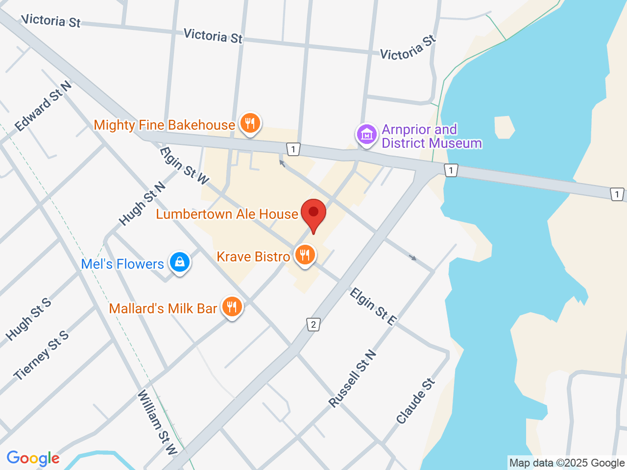 Street map for Green Valley Cannabis Co, 115 John St N, Arnprior ON