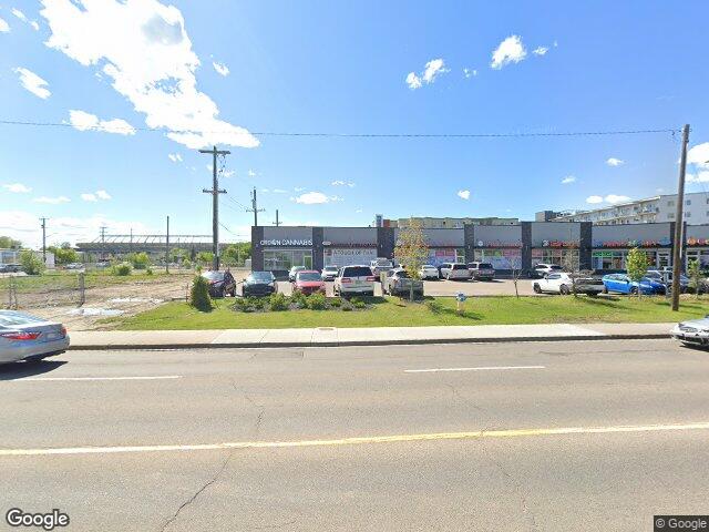 Street view for Crown Cannabis, 11242 82 St NW, Edmonton AB