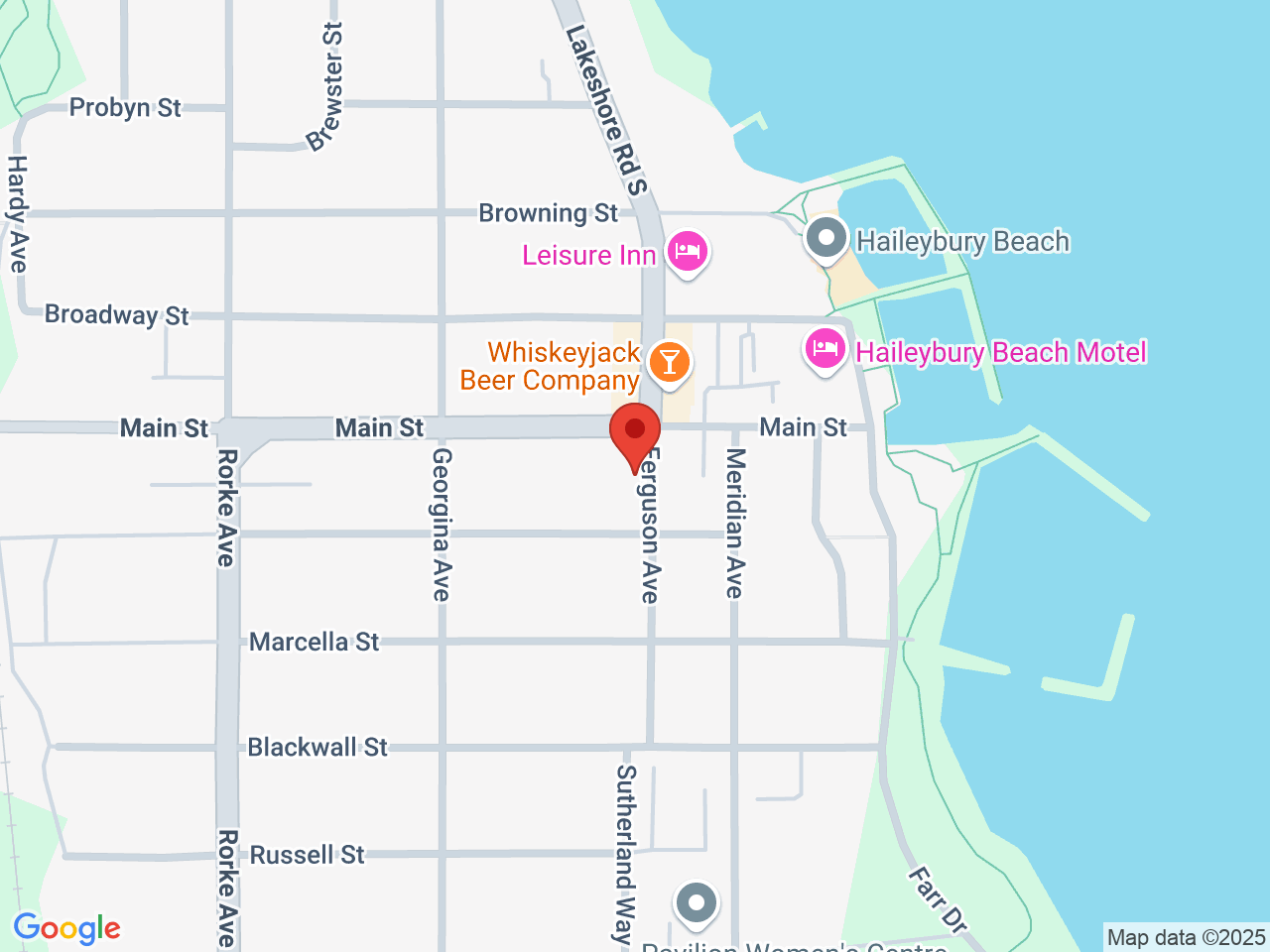 Street map for King Of Queens Cannabis Co, 462 Ferguson Ave, Haileybury ON