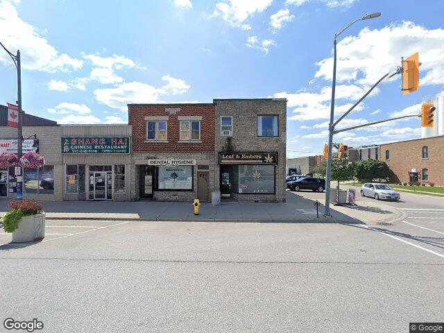 Street view for Leaf & Embers, 24 Ontario Rd, Mitchell ON
