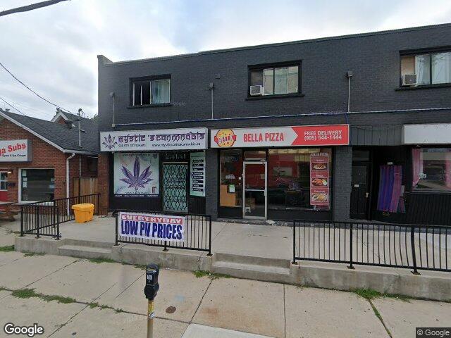 Street view for Mystic's Cannabis, 2141 King St E, Hamilton ON