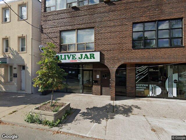 Street view for Olive Jar Cannabis, 554 Annette St, Toronto ON