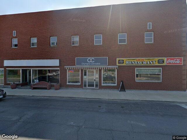 Street view for Olympia Cannabis, 3 King St, Chesterville ON