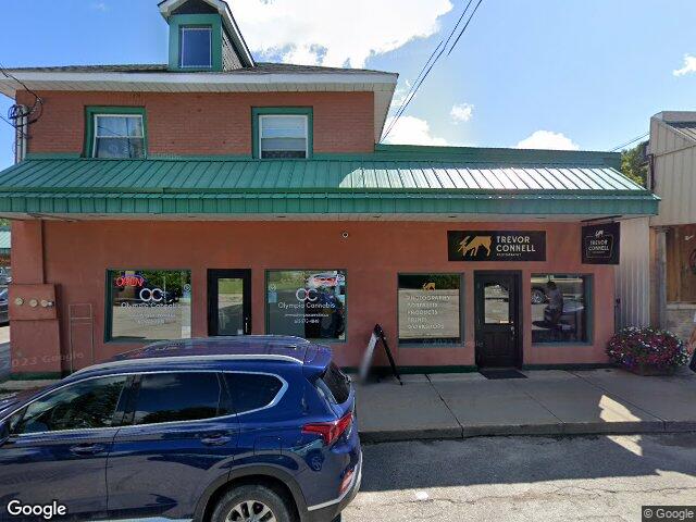 Street view for Olympia Cannabis, 17 Church St, Westport ON