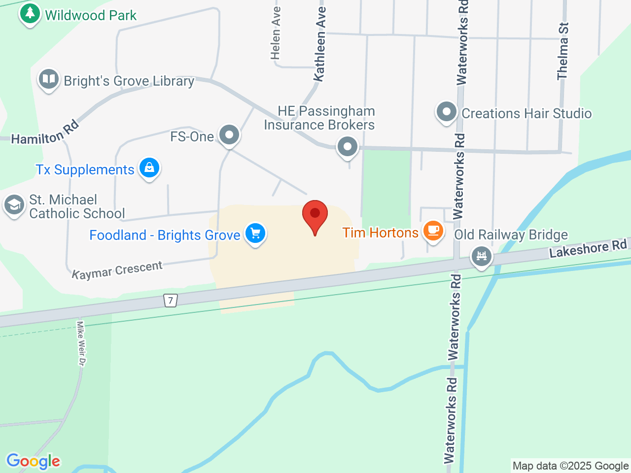 Street map for Pop's Cannabis Co., 2600 Lakeshore Rd, Bright's Grove ON