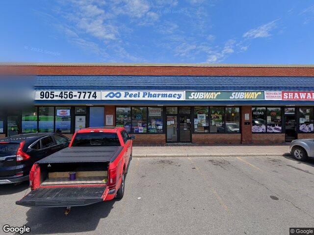 Street view for Piffingtons Cannabis Co, 345 Queen St W, Brampton ON