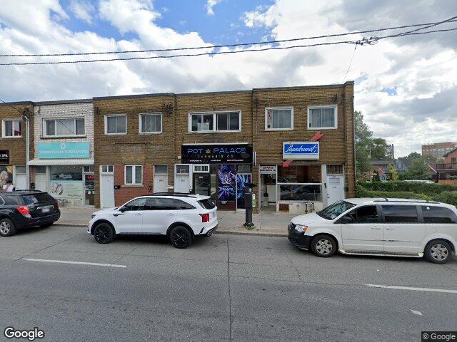 Street view for Pot Palace Cannabis Co, 553 Rogers Rd, Toronto ON